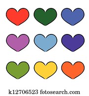 heart shape for love hand-drawn symbol heart shape for love hand-drawn symbol