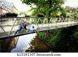 hermoso, par wedding