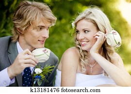 hermoso, par wedding