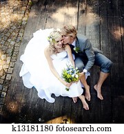 hermoso, par wedding