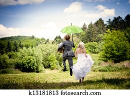 hermoso, par wedding