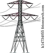 High Tension Power lines High Tension Power lines