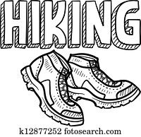 Hiking sketch Hiking sketch