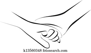 Holding hands 