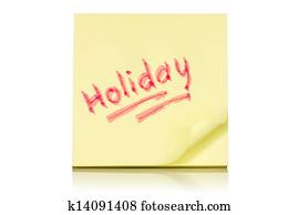 Holiday memo Holiday memo