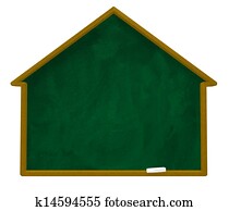 house chalkboard house chalkboard