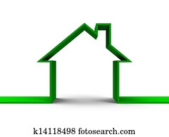 House outline concept House outline concept