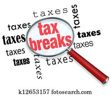 How to Find Tax Breaks - Magnifying Glass How to Find Tax Breaks - Magnifying Glass