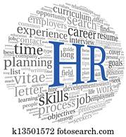 Human resources concept in tag cloud Human resources concept in tag cloud