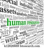 Human resources concept in tag cloud Human resources concept in tag cloud