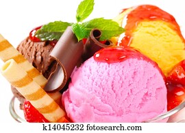 Ice cream sundae Ice cream sundae