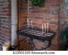 igreja, velas igreja, velas