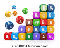 immunity, concept., קיר, מ, ויטמין