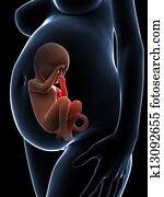 innehållsrik kvinna