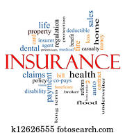 Insurance Word Cloud Concept