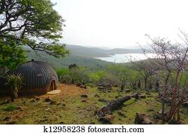 Isangoma house in Shakaland Isangoma house in Shakaland