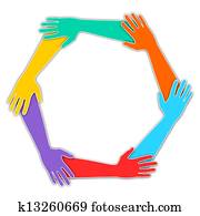 Hands Together Stock Illustration | Our Top 1000+ Hands Together Images