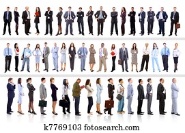 joven, empresarios, -, el, élite, equipo negocio