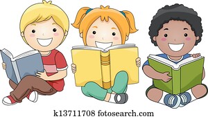 kindern, lesende, buecher kindern, lesende, buecher