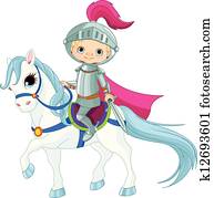 Knight on horse Knight on horse