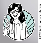 krankenschwester, spritze krankenschwester, spritze
