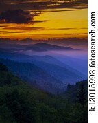 Layered Colors in the Smokies