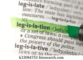 Legislation definition highlighted