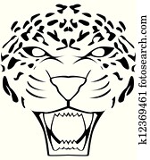 leopard, gesicht leopard, gesicht