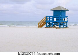 Lifeguard Hut Blue