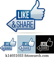 Like and Share Thumbs Up Like and Share Thumbs Up