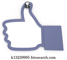Like thumbs up hand pin Like thumbs up hand pin