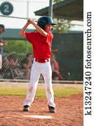 LIttle league baseball batter