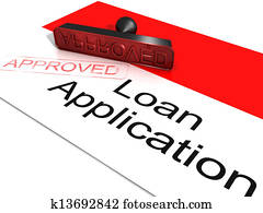 Loan Application Approved Showing Credit Agreement 