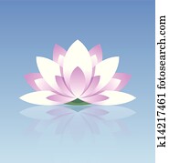 lotusblüte, symbol lotusblüte, symbol
