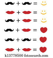 love and gender icons