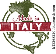 Made in Italy Stamp Made in Italy Stamp