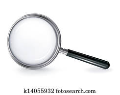 Magnifying glass, vector Magnifying glass, vector