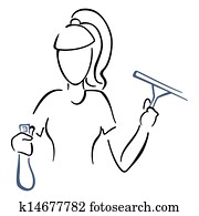 Maid at work Maid at work