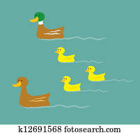 mallard and, familie