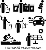 Man Recycle Green Environment Man Recycle Green Environment