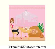 manicure lady manicure lady
