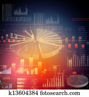 Marketing high tech background Marketing high tech background