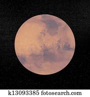 Mars planet - 3D render