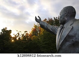 martin luther, rei, jr, estátua