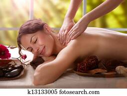 massage., heilbad, salon massage., heilbad, salon