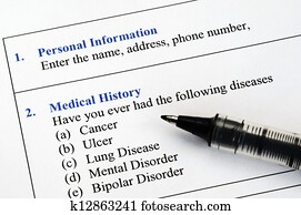 Medical history questionnaire