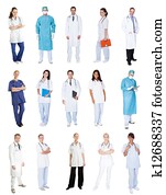 Medical workers, doctors, nurses