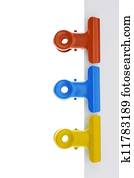 Memo pad and paper clip