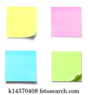 memo stick on white background memo stick on white background