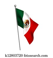 Mexican flag Clipart | u13383810 | Fotosearch